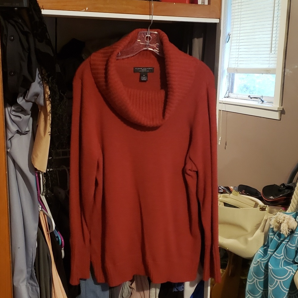 100% Merino Womans Cowl Neck Sweater